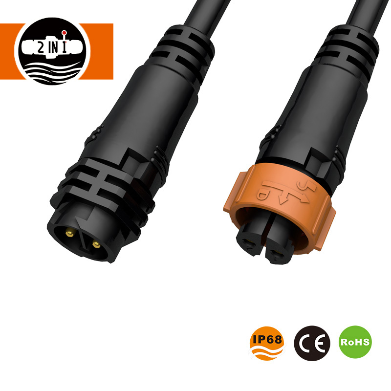 12A Conector de fio de desconexão rápida à prova d'água de 3 fios