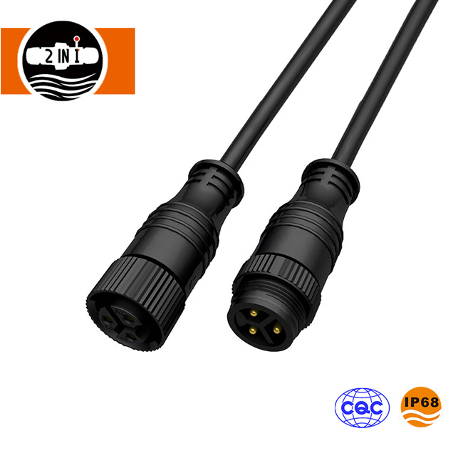 Conector à prova d'água IP67 de 8 pinos