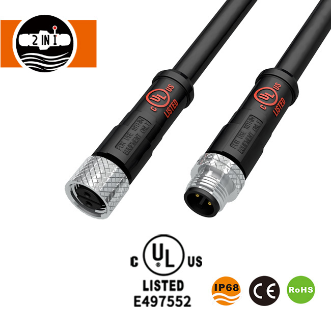 Conector de cabo impermeável M12 UL