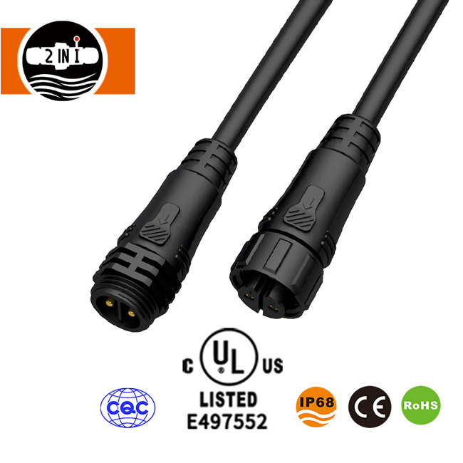 Plugue à prova d'água M19 e conector de cabo de soquete