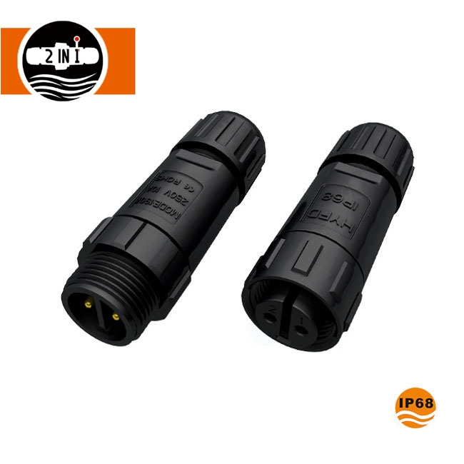 Conector M14 macho para fêmea com fio