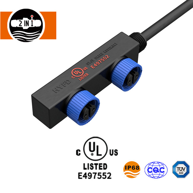 Conector à prova d'água UL F Shape M15